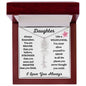 Daughter / Gift from Mom / Gift from Dad / Flower Name Necklace