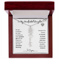 To My Handpicked Daughter/ Personalized Birth Flower Name Necklace