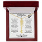 To My Daughter / Remarkable Woman / Gift from Mom / Gift from Dad / Flower Name Necklace