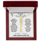 My Darling Granddaughter / Gift from Grandma / Gift from Grandpa / Flower Name Necklace