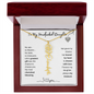 To My Handpicked Daughter/ Personalized Birth Flower Name Necklace