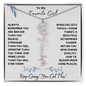 To My Favorite Girl / Determined Flower / BirthFlower Name Necklace
