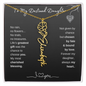 To My Destined Daughter / Chosen by Fate / Birth Flower Name Necklace