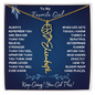 To My Favorite Girl/ Determined Flower/ Birth Flower Name Necklace