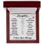 Daughter / Gift from Mom / Gift from Dad / Flower Name Necklace
