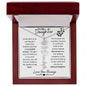 To My Daughter / Remarkable Woman / Gift from Mom / Gift from Dad / Flower Name Necklace