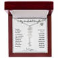 To My Handpicked Daughter/ Personalized Birth Flower Name Necklace