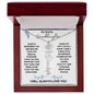 My Darling Granddaughter / Gift from Grandma / Gift from Grandpa / Flower Name Necklace