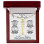 My Darling Granddaughter / Gift from Grandma / Gift from Grandpa / Flower Name Necklace