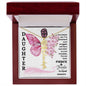 Daughter / Fierce & Fragile / Gift from Mom / Gift from Dad / Flower Name Necklace