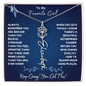 To My Favorite Girl/ Determined Flower/ Birth Flower Name Necklace