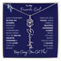 To My Favorite Girl /Beautiful Determined Flower / Birth Flower Name Necklace