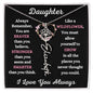 Daughter / Gift from Mom / Gift from Dad / Flower Name Necklace
