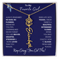 To My Favorite Girl /Beautiful Determined Flower / Birth Flower Name Necklace