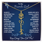 To My Favorite Girl/ Determined Flower/ Birth Flower Name Necklace