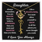 Daughter / Gift from Mom / Gift from Dad / Flower Name Necklace