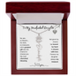 To My Handpicked Daughter/ Personalized Birth Flower Name Necklace