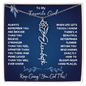 To My Favorite Girl/ Determined Flower/ Birth Flower Name Necklace