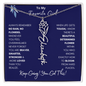 To My Favorite Girl /Beautiful Determined Flower / Birth Flower Name Necklace