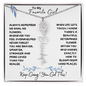 To My Favorite Girl / Birth Flower Name Necklace