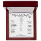To My Handpicked Daughter/ Personalized Birth Flower Name Necklace