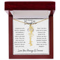 To My Daughter/ So Proud of You / Gift from Mom / Gift from Dad / Flower Name Necklace