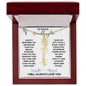 My Darling Granddaughter / Gift from Grandma / Gift from Grandpa / Flower Name Necklace