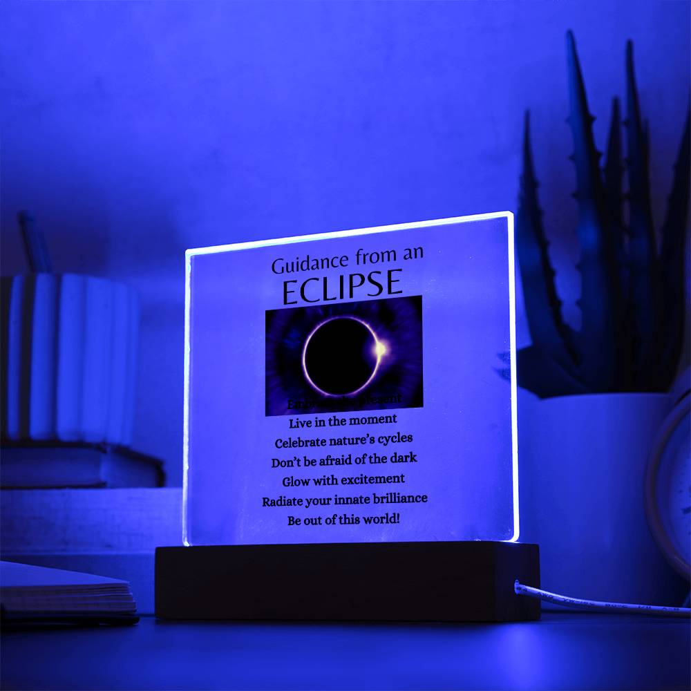 Guidance from an Eclipse / Square Plaque with LED light upgrade