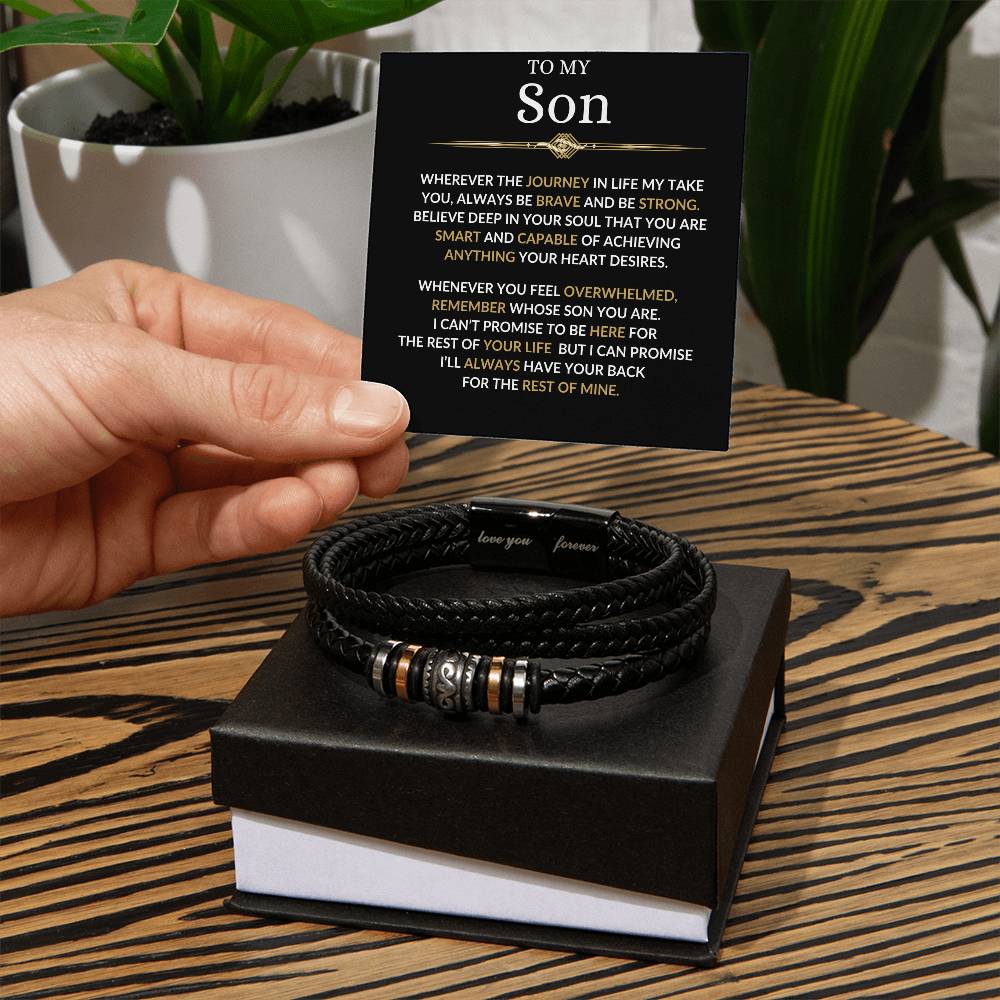 To My Son / Love You Forever Bracelet