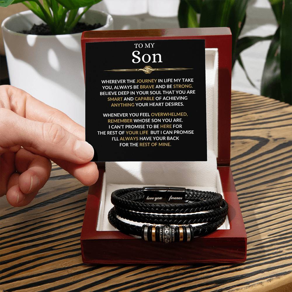 To My Son / Love You Forever Bracelet