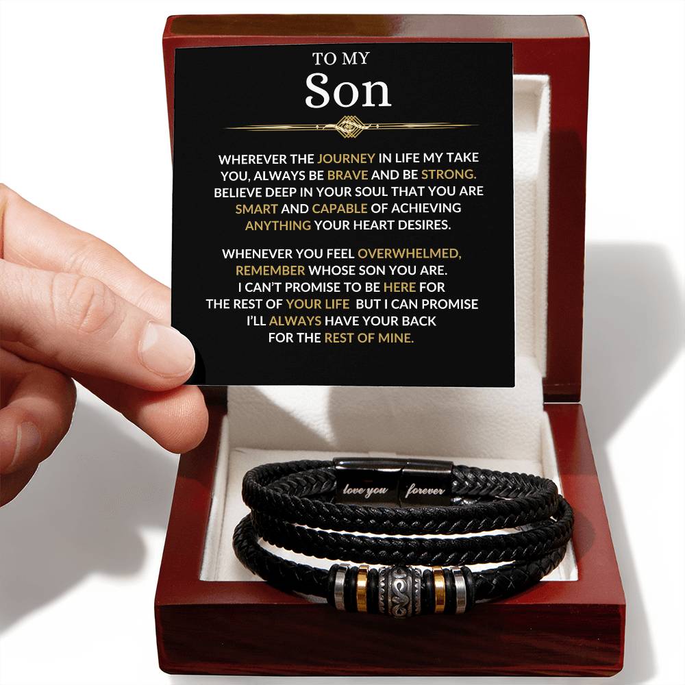 To My Son / Love You Forever Bracelet
