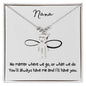 Nana / You'll Always Have Me / Engraved Kid Charm Necklace