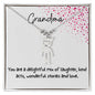Grandma / Delightful Mix / Engraved Kid Charm Necklace