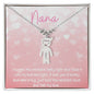 Nana / Feel My Love / Engraved Kid Charm Necklace