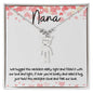 Nana / Feel Our Love / Engraved Kid Charm Necklace