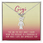 Gigi / Best Adult / Engraved Kid Charm Necklace