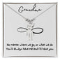 Grandma / You'll Always Have Me / Engraved Kid Charm Necklace