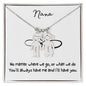 Nana / You'll Always Have Me / Engraved Kid Charm Necklace