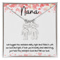 Nana / Feel Our Love / Engraved Kid Charm Necklace
