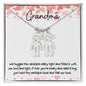Grandma / Feel Our Love / Engraved Kid Charm Necklace