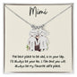 Mimi / Best Place is in your Lap (Pandas) / Engraved Kid Charm Necklace