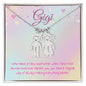 Gigi / Magical / Engraved Kid Charm Necklace