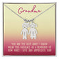 Grandma / Best Adult / Engraved Kid Charm Necklace