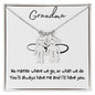Grandma / You'll Always Have Me / Engraved Kid Charm Necklace
