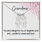 Grandma / Delightful Mix / Engraved Kid Charm Necklace