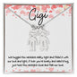 Gigi / Feel Our Love / Engraved Kid Charm Necklace