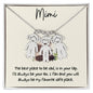 Mimi / Best Place is in your Lap (Pandas) / Engraved Kid Charm Necklace
