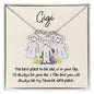 Gigi / Best Place is in your Lap (Koalas) / Engraved Kid Charm Necklace