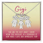 Gigi / Best Adult / Engraved Kid Charm Necklace
