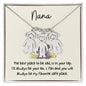 Nana / Best Place is in your Lap (Koalas) / Engraved Kid Charmed Necklace